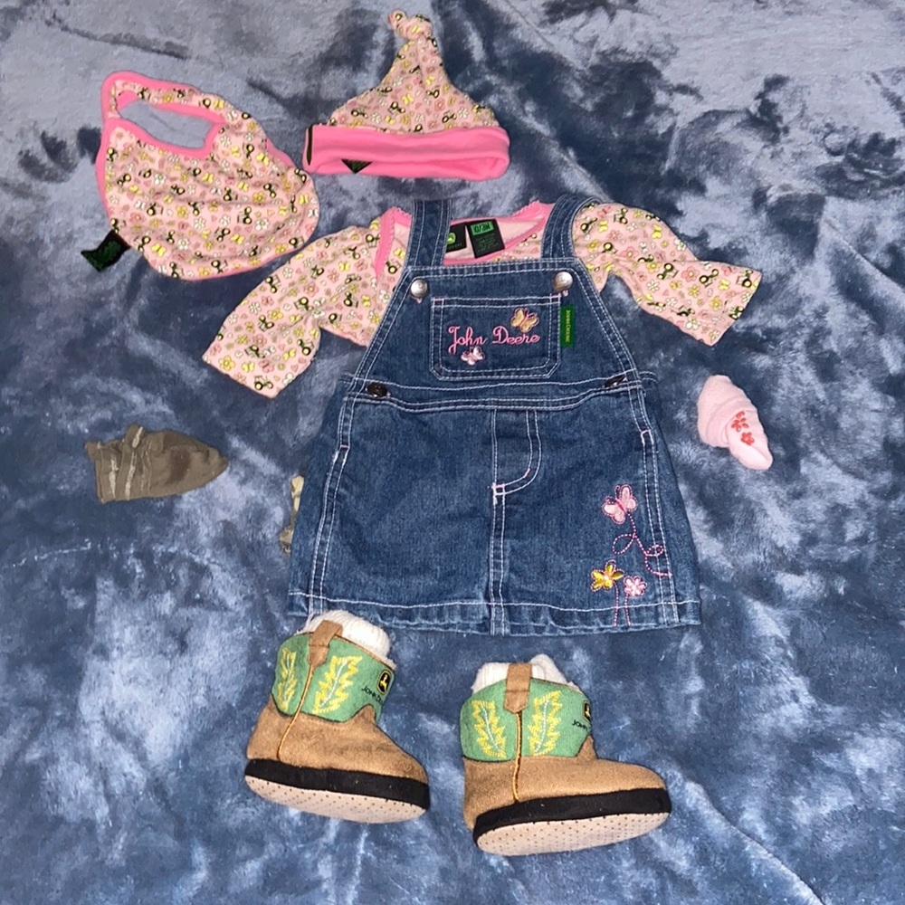 Baby girl John Deere bundle